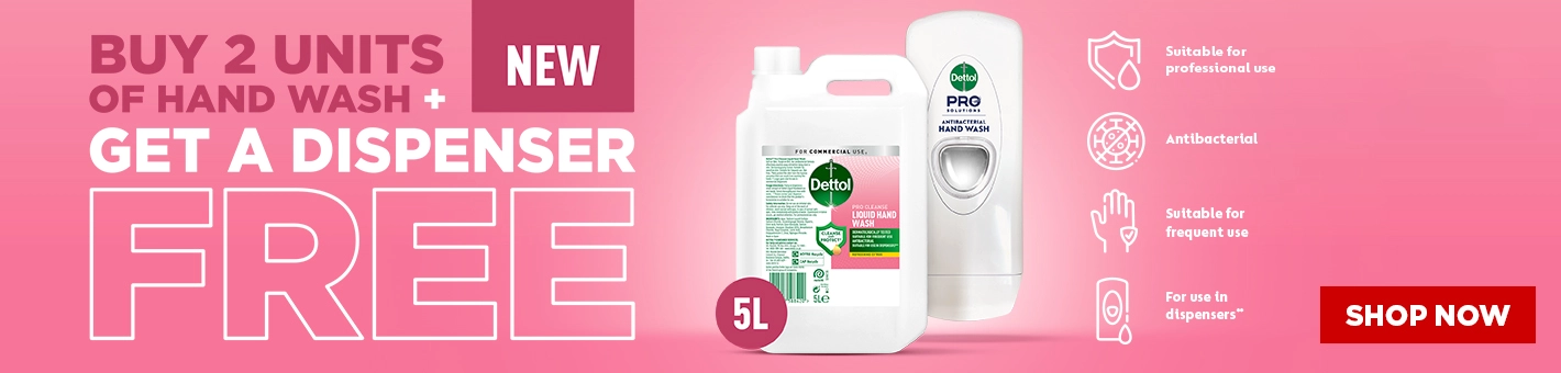 Dettol Pro Cleanse Hand Wash Soap Citrus 5L Buy 2 Get Free Dispenser