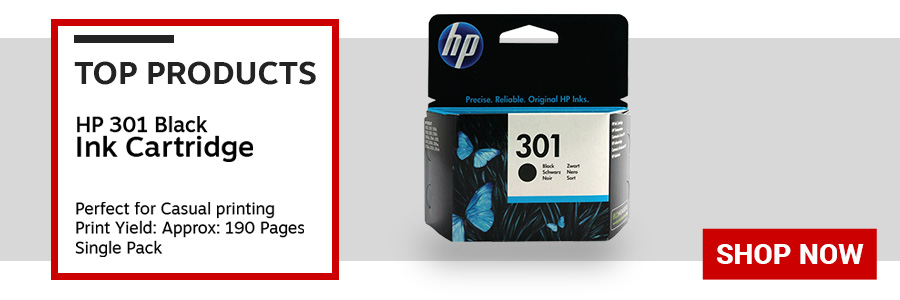HP 301 Black Ink Cartridge<TAG>ONLY</TAG>