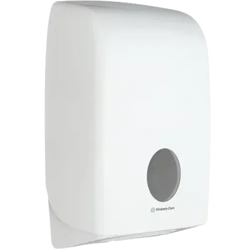 Aquarius White Folded Hand Towel Dispenser