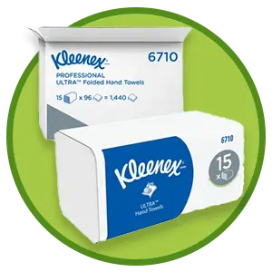 Kleenex Ultra 3-Ply Folded Hand Towels, Pack of 15