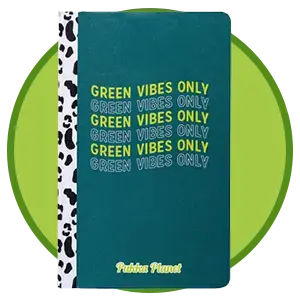 Pukka Planet Green Vibes Only Notepad