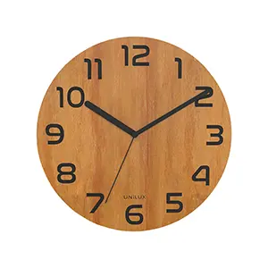 Unilux Palma Bamboo Wall Clock