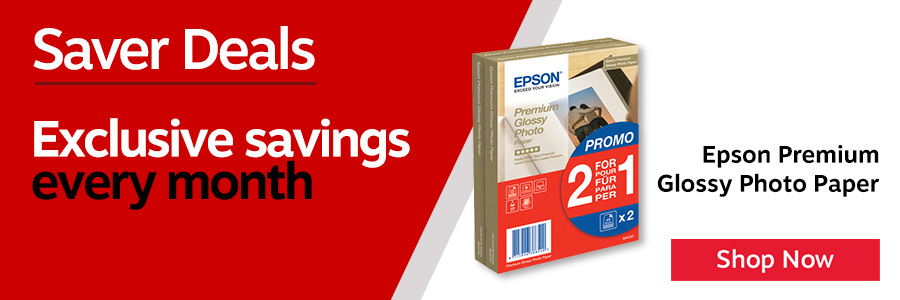 Epson Premium Glossy Photo Paper (Pack of 40 + 40 free) 