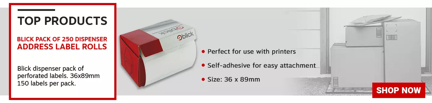 Blick Address Label Roll 36x89mm (Pack of 250) 