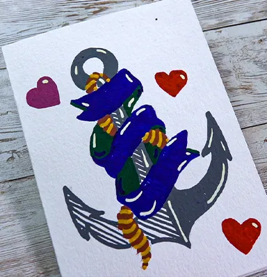 anchor drawing