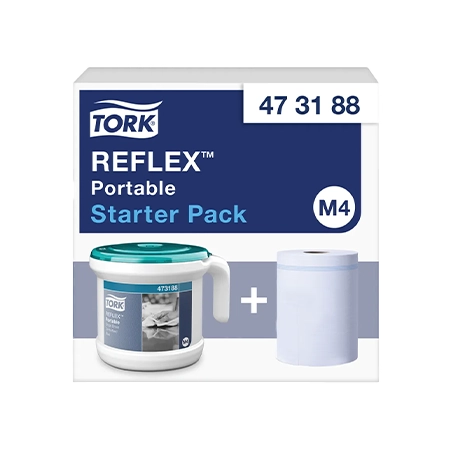 Tork Reflex Portable Centrefeed Dispenser Starter Pack