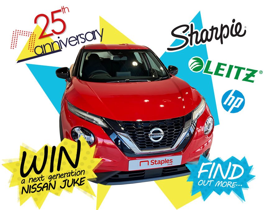 Win a next generation Nissan Juke Staples.co.uk